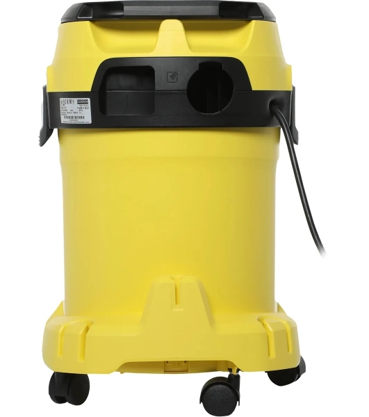Строительный пылесос Karcher WD 3 P V-17/4/20 Workshop желтый, 1000 Вт, уборка сухая/сбор воды/выдув, пылесборник мешок/контейнер, 17 л