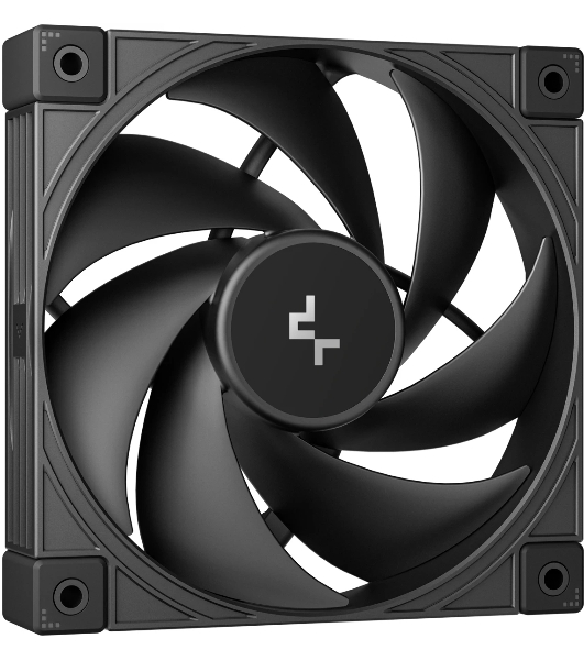 Кулер для процессора DEEPCOOL AK400 G2 LGA1851/1700/1200/115X/AM5/AM4 (12шт/кор, TDP 220W, PWM, Fan 120мм, 4 тепл. Трубки, Wood-grain top cover, черный) RET (R-AK400G2-BKNNMN-GJD)
