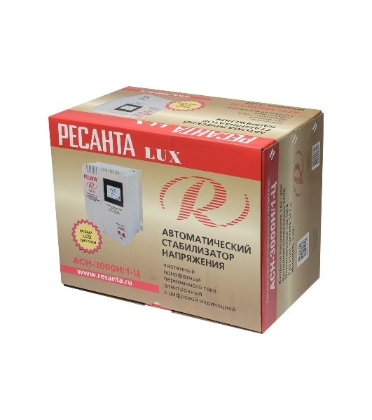 Стабилизатор напряжения Ресанта АСН-3000Н/1-Ц Lux