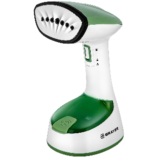 Отпариватель BRAYER BR4128GN белый/зеленый, 1500 Вт, 20 г/мин, 120 мл