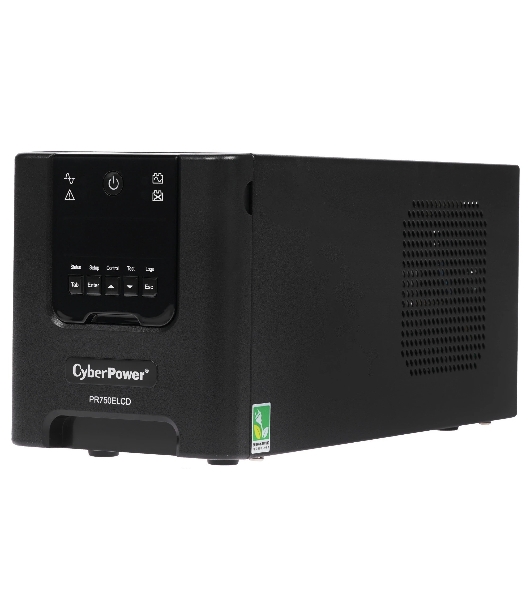 Источник бесперебойного питания CyberPower PR750ELCD 750 ВА/675 Вт/USB/RJ-11/RJ-45/6 x IEC 320 C13 (компьютерная)