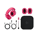 Гарнитура Logitech G Pro X 2 Lightspeed розовый, беспроводная + проводная, Bluetooth/USB/3.5 мм, до 50 ч, фото6