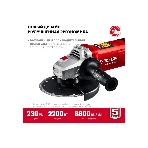 Угловая шлифовальная машина Зубр 230 мм, 2200 Вт., фото13