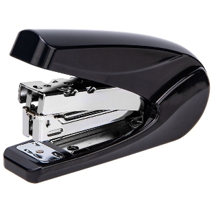 Степлер Deli 0421BLACK 24/6 26/6 (30 листов) черный, 50 скоб, коробка