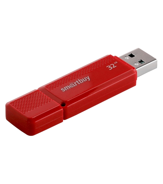 Флешка USB Smartbuy Dock Red (SB32GbDK-R), 32Gb, USB 2.0, R/W 15/5, красный