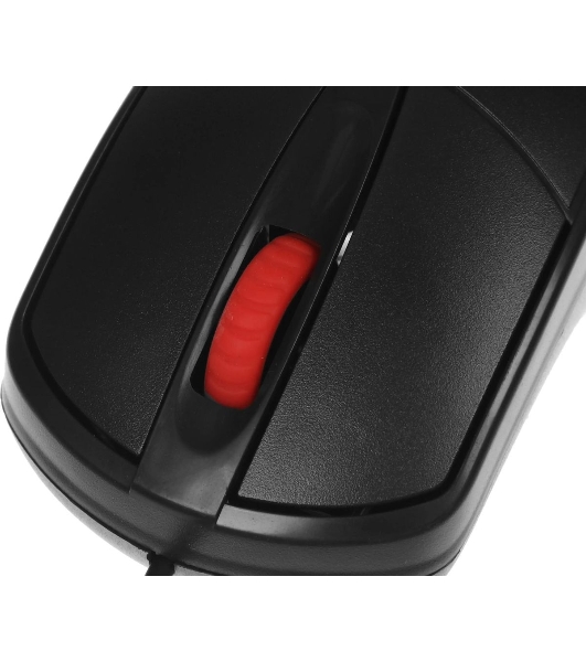 Мышь проводная Defender Icon MB-057 черный, 1000 dpi, USB, кнопки - 3