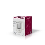 Электрочайник BACKMAN BM-TEA 716 прозрачный/белый, 1.8 л, 2200 Вт, скрытый нагревательный элемент, фото2