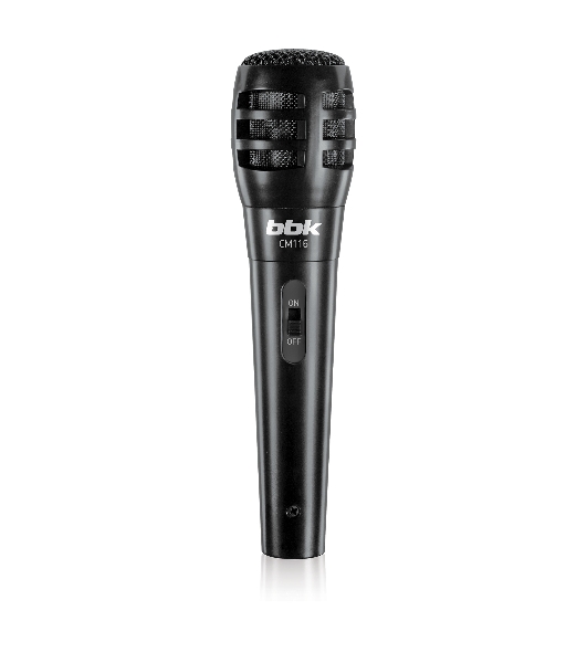 Микрофон проводной BBK CM116 2.5м черный