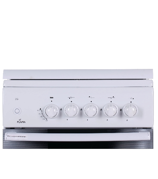 Газовая плита Flama FG 2411 W белый, конфорок 4 шт, духовка 50 л, 50 см x 85 см x 60 см