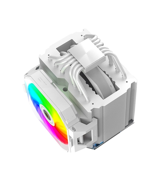 Кулер для процессора Alseye i600-W белый, 120 мм, алюминий/медь, 2300 об/мин, 37.8 дБ, 4 pin, 265 Вт, 160 мм