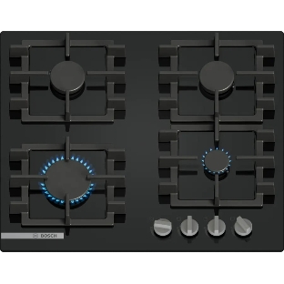 Варочная панель газовая Bosch PNN6B6K40 черный