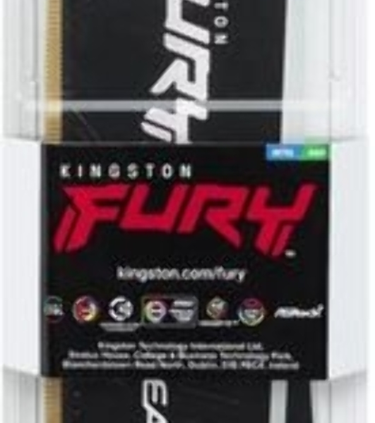 Оперативная память Kingston Fury Beast RGB, DDR5, 32GB (1x32GB), 5600 MHz, CL40, с радиатором, RGB, чёрный