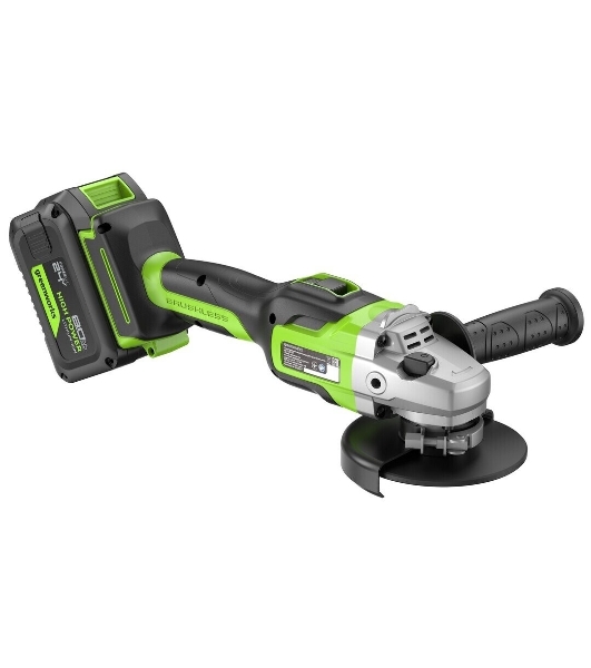 Углошлифовальная машина Greenworks GD24AG 758Вт 10500об/мин рез.шпин.:M14 d=125мм (3200207CUH)