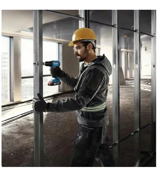 Дрель-шуруповерт Bosch GSR 185-LI, 18 В, 2 Ач, 50 Нм, бесщеточный