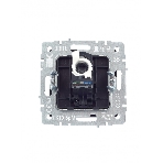 Розетка компьютерная IEK BRITE РК10-БрМ RJ45 кат.5E маренго, фото2