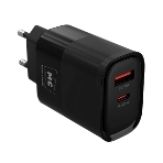 Сетевое зарядное устройство MORE CHOICE NC81a СЗУ 1USB+1Type-C 3.0A PD 20W+ QC3.0, черный, фото6