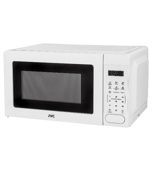 Микроволновая печь JVC JK-MW365S белый, 20 л, 700 Вт, переключатели - сенсор