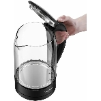 Чайник электрический Moulinex BY1S08F0 1.7 л, 2200 Вт, черный/прозрачный корпус: стекло/пластик, фото4