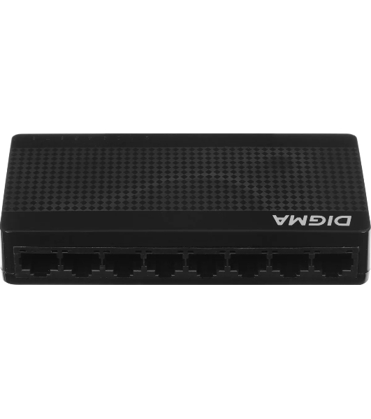 Коммутатор Digma DSW-108GEV2, 8×1 Гбит/с, неуправляемый