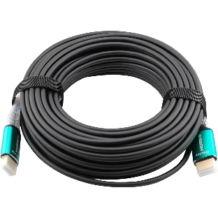 Кабель аудио-видео Cactus CS-HDMI-AOC-2.1-20 HDMI (m)/HDMI (m) 20м. позолоч.конт. черный