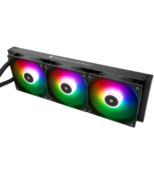 Система жидкостного охлаждения Thermalright Core Vision 360 ARGb Soc-AM5/AM4/1200/1700/1851 черный 4-pin 28.1dB Al LCD Ret (C-VISION-360-BL-ARGb)