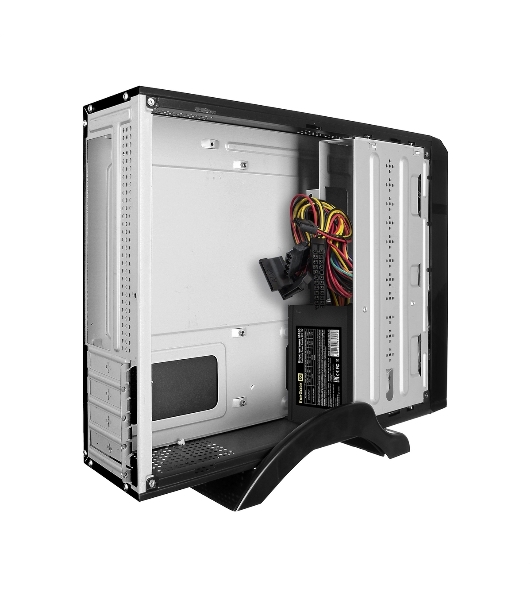 Компьютерный корпус MiniITX ExeGate MI-207 Black, miniITX/mATX, (без БП), 2хUSB, Audio