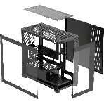 Компьютерный корпус Ocypus Gaммa C52 BK mATX/win/black/no PSU/Tempered Glass, фото8