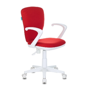 Кресло Бюрократ KD-W10AXSN/26-22 красный, ткань, 120 кг