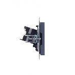 Розетка компьютерная IEK BRITE РК10-БрМ RJ45 кат.5E маренго, фото3