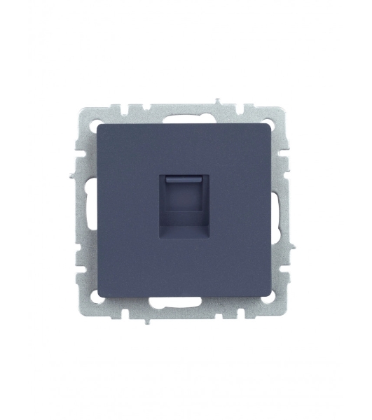 Розетка компьютерная IEK BRITE РК10-БрМ RJ45 кат.5E маренго
