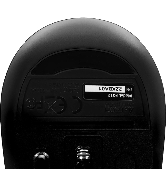 Комплект клавиатура+мышь A4Tech FStyler FG1012 беспроводной, USB, 1200 DPI, черный