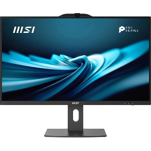 Моноблок MSI Pro AP272P 14M AiO 27' FHD(1920x1080)IPS AG Non-touch, Core i7-14700 (2.1GHz), 16Gb DDR5(2x8Gb), 512Gb SSD M.2, Intel UHD, WiFi, BT, camera, WirelessKB&mouse Eng/Rus,noOS,1y war-ty, черный (9S6-AF8321-800)