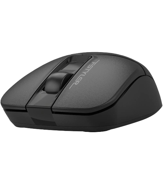 Мышь беспроводная A4Tech Fstyler FG12S черный, 1200 dpi, радиоканал, USB, кнопки - 3