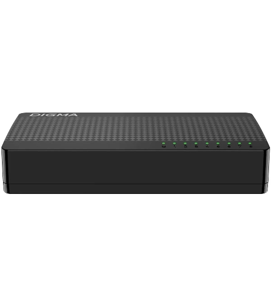 Коммутатор Digma DSW-108GEV2, 8×1 Гбит/с, неуправляемый