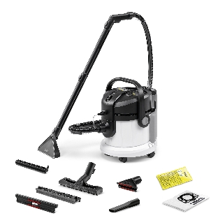 Пылесос моющий Karcher SE 4 белый, 1000 Вт, уборка влажная/сухая, пылесборник контейнер 4 л