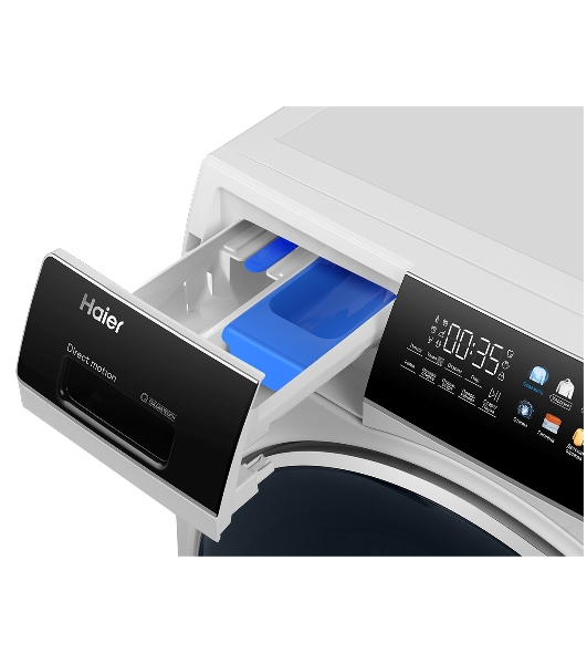 Стиральная машина Haier HW80-B14279 белая, загрузка фронтальная 8кг, 1400 об/мин., класс: A+++