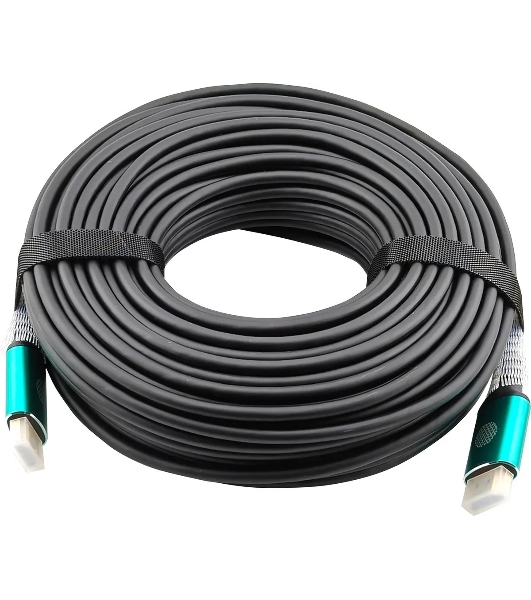 Кабель аудио-видео Cactus CS-HDMI-AOC-2.1-30 HDMI (m)/HDMI (m) 30м. позолоч.конт. черный