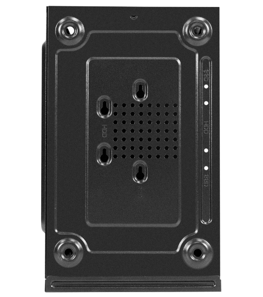 Компьютерный корпус Minitower ExeGate BAA-403-UNS400 (mATX, БП UNS400 с вент. 12см, 2*USB, HD Audio, черный)