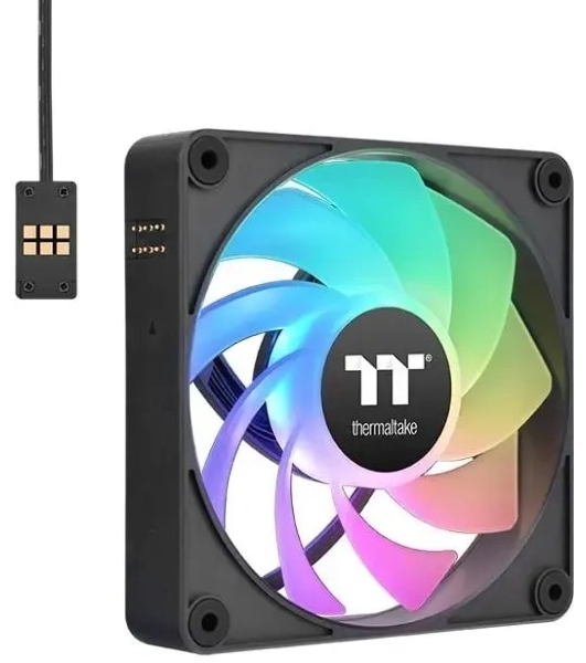 Вентилятор для корпуса Thermaltake CT120 EX Sync ARGB 120х120x25 черный 4-pin 28.5дБ (упак.:3шт) (CL-F181-PL12SW-A) Ret