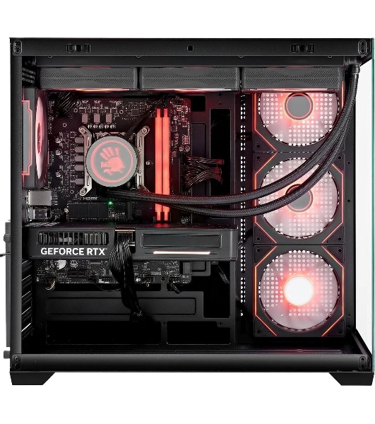 Компьютер Bloody BD-PC RAB84V2 TWR Ryzen 7 7700 (3.8) 32Gb SSD 1Tb RTX 5070 12Gb Win 11H 64 2.5xGbitEth 650W черный (RUS) (2142128)