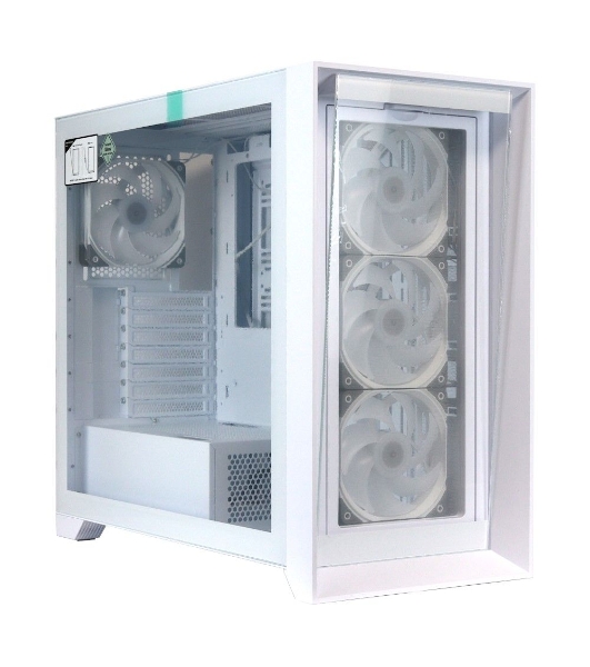 Компьютерный корпус ACD Lagrange; ATX, белый, FANS: 120мм ARGb: 3 Top + 1 Rear + HUB. Drive bay int: 3x3,5'; + 3x2,5';. 2xUSB 3.0+1xUSB-C, Audio I/O, Up to 14x120мм Fans, GPU up to 425мм, PSU max 270мм, CPU cooler up to 190мм, SPCC 1,0мм metal, 4мм TG side panel
