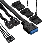 Компьютерный корпус Miditower ExeGate EVO-9205-NPX600 (ATX, БП 600NPX с вент. 12 см, с окном, 1*USB+1*USB 3.0, аудио, 3 вент. 12см с RGb подсветкой), фото2