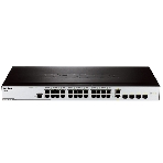 Коммутатор D-Link DES-3200-28/C1A, 24×100 Мбит/с + 2×1 Гбит/с Combo, управляемый, фото 1