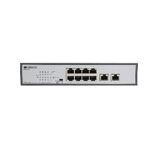 Коммутатор неуправляемый PoE ORIGO Unmanaged Switch 8x1000Base-T PoE, 2x1000Base-T, PoE Budget 120W, Long-range PoE up to 250m, 19' w/brackets