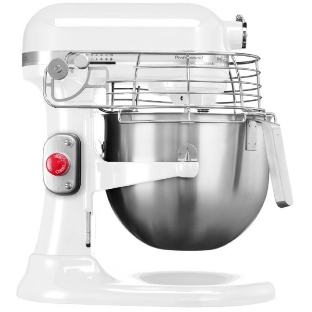 Миксер с подъемной чашей KitchenAid 5KSM7990XEWH Professional 6.9л белый