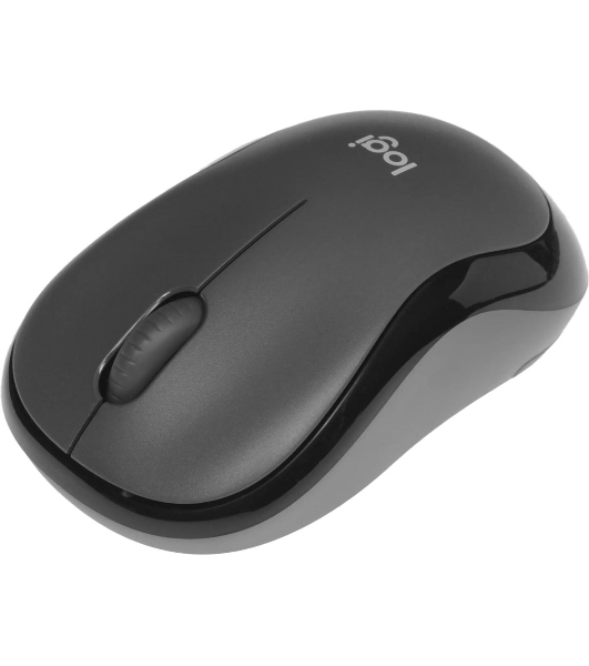 Мышь беспроводная Logitech M220 SILENT черный/серый, 1000 dpi, радиоканал, USB, кнопки - 3