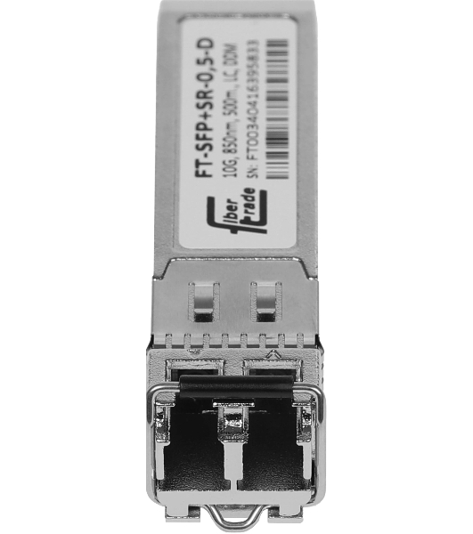 Модуль оптический Future Technologies FT-SFP+SR-0,5-D Модуль оптический FT-SFP+SR-0,5-D (10G, 850nm, 500m., LC, DDM)