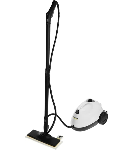 Пароочиститель Karcher EasyFix SC 2 белый, напольный, 1500 Вт, 40 г/мин, 1000 мл