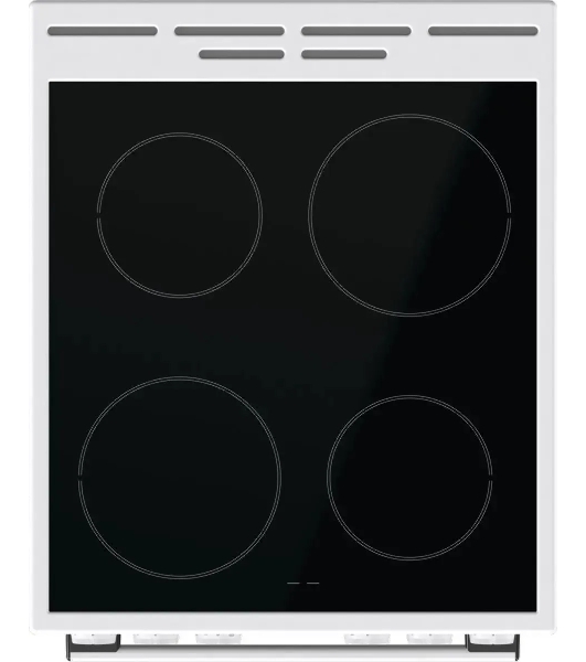 Плита электрическая Gorenje GEC5A41WG белый, конфорок 4 электрических, духовка 62 л, 50 см x 85 см x 59.4 см