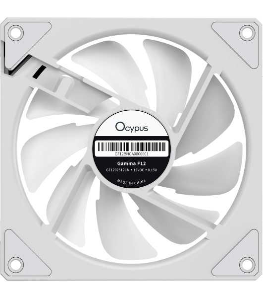 Вентилятор для корпуса Ocypus Gaммa F12 ARGb REVERSE BLADE WH (Gaммa-F12-WH1AM01X-GL)